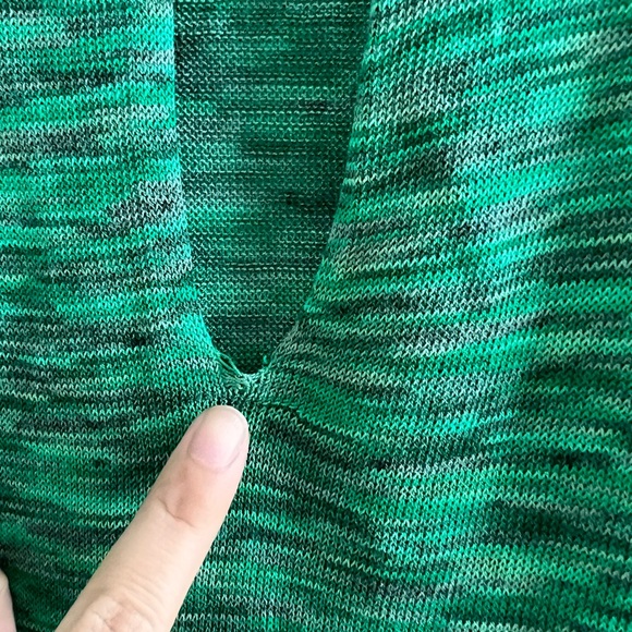 Ann Yee Tank Knit Green Dress - Picture 8 of 9